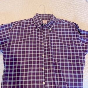 Brooks Brothers Sport Shirt Button Down Collar, Size Large 16.5 Neck 33 sleeve